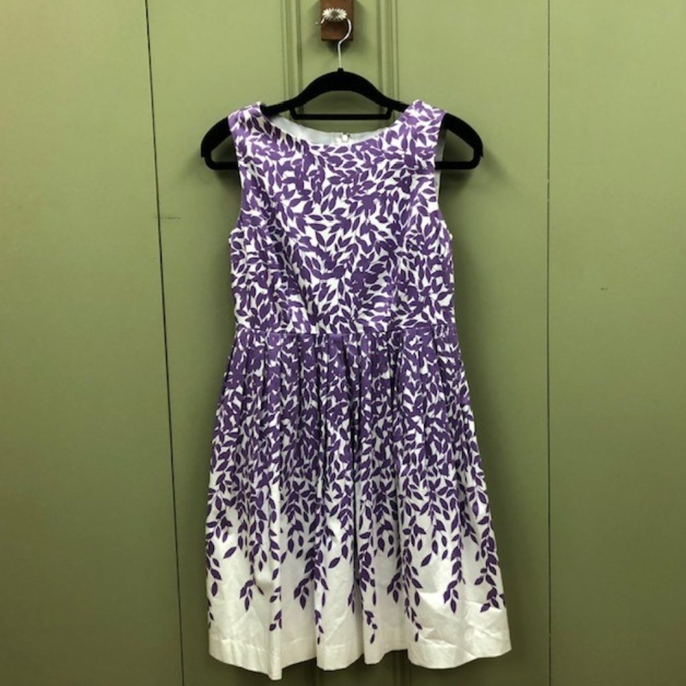 "TALBOTS PETITE" Purple Dress